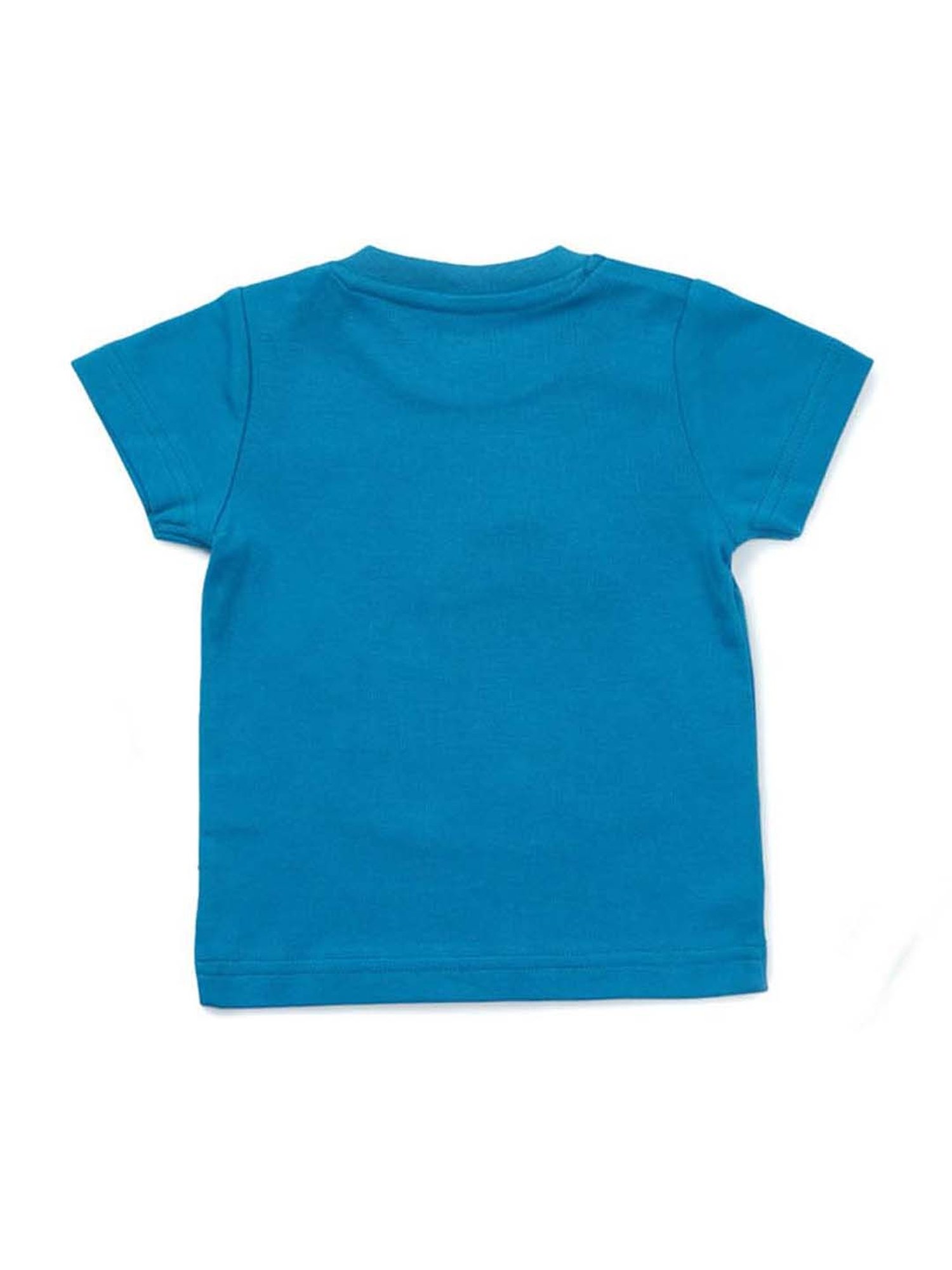 Pranava Kids Blue & Yellow Printed T-Shirt (Pack of 2)