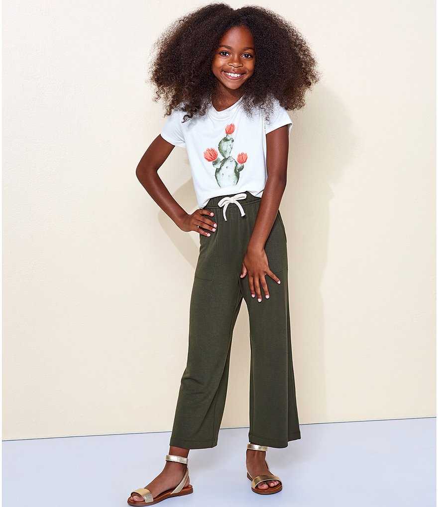 Angie Big Girls 7-14 Stripe Pants