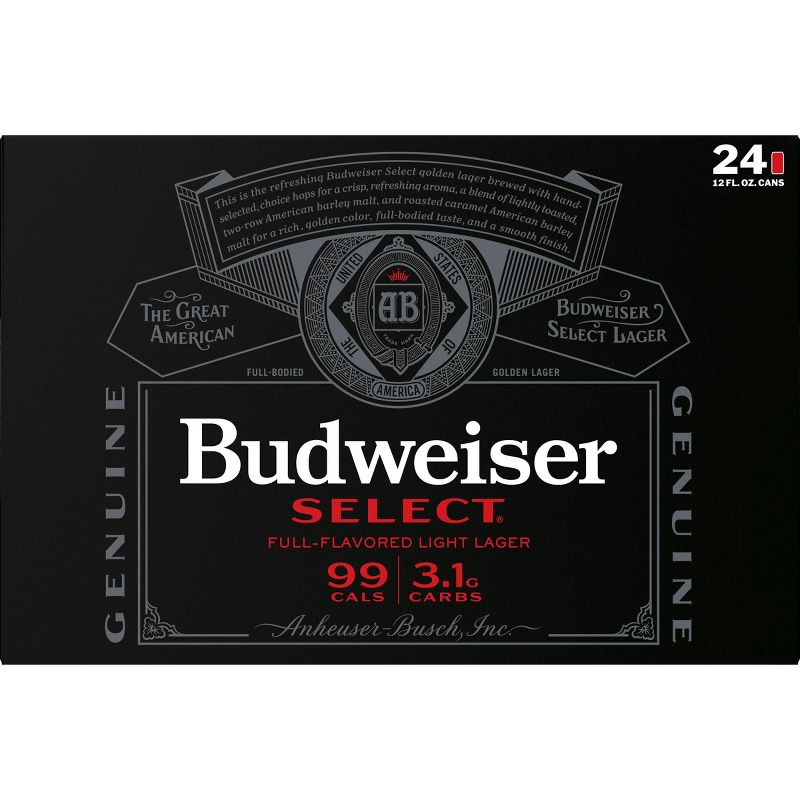 Budweiser Select Beer - 24pk/12 fl oz Cans