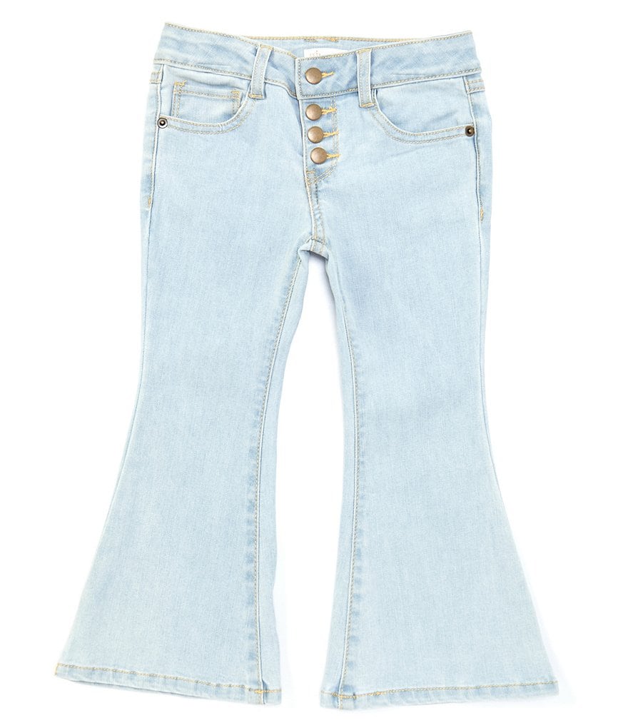 Hippie Girl Little Girls 4-6X REPREVE Destructed Denim Skinny Jeans