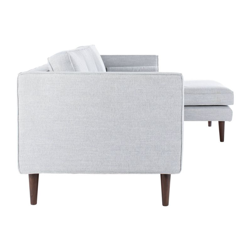 3pc Keswick Sectional Sofa Brown - Abbyson Living