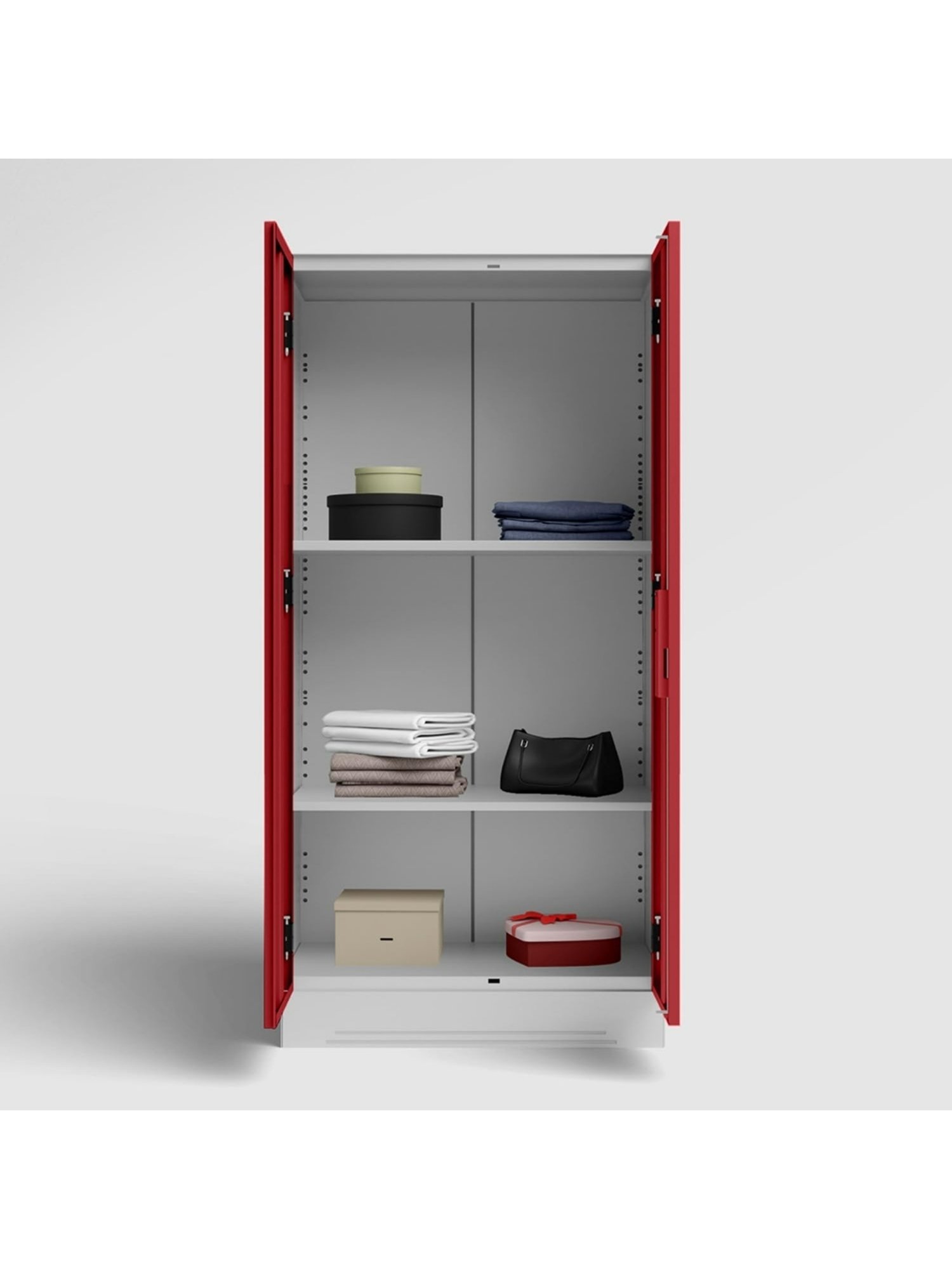 Godrej Interio Ewa Brown Engineered Wood 4 Door Wardrobe