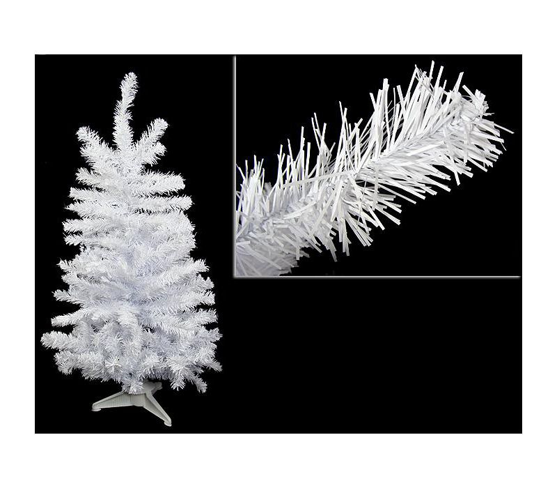 Home Heritage Snowdrift Spruce 6.5 Foot Flocked Christmas Tree with White Lights