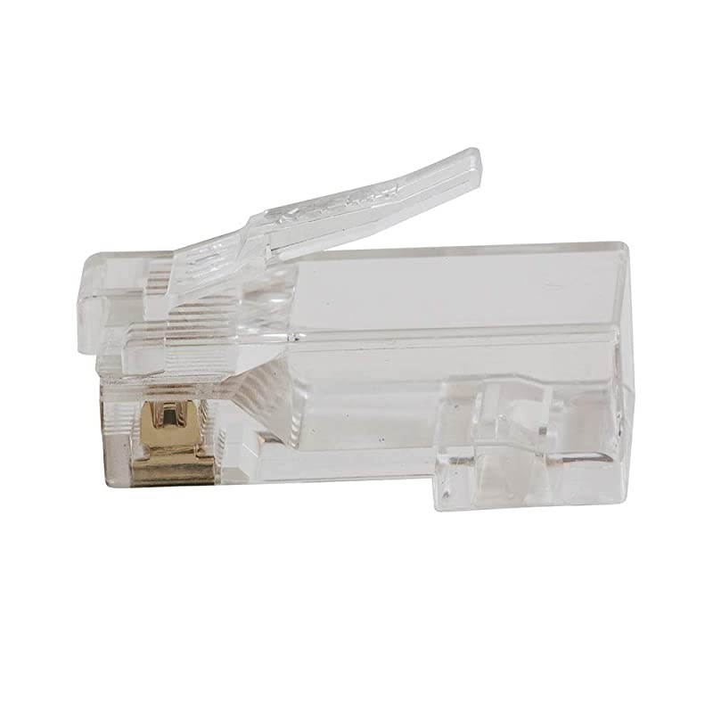 VDV826762 PassThru Modular Data Plug RJ45 CAT5e Pass Through Connectors 200Pack