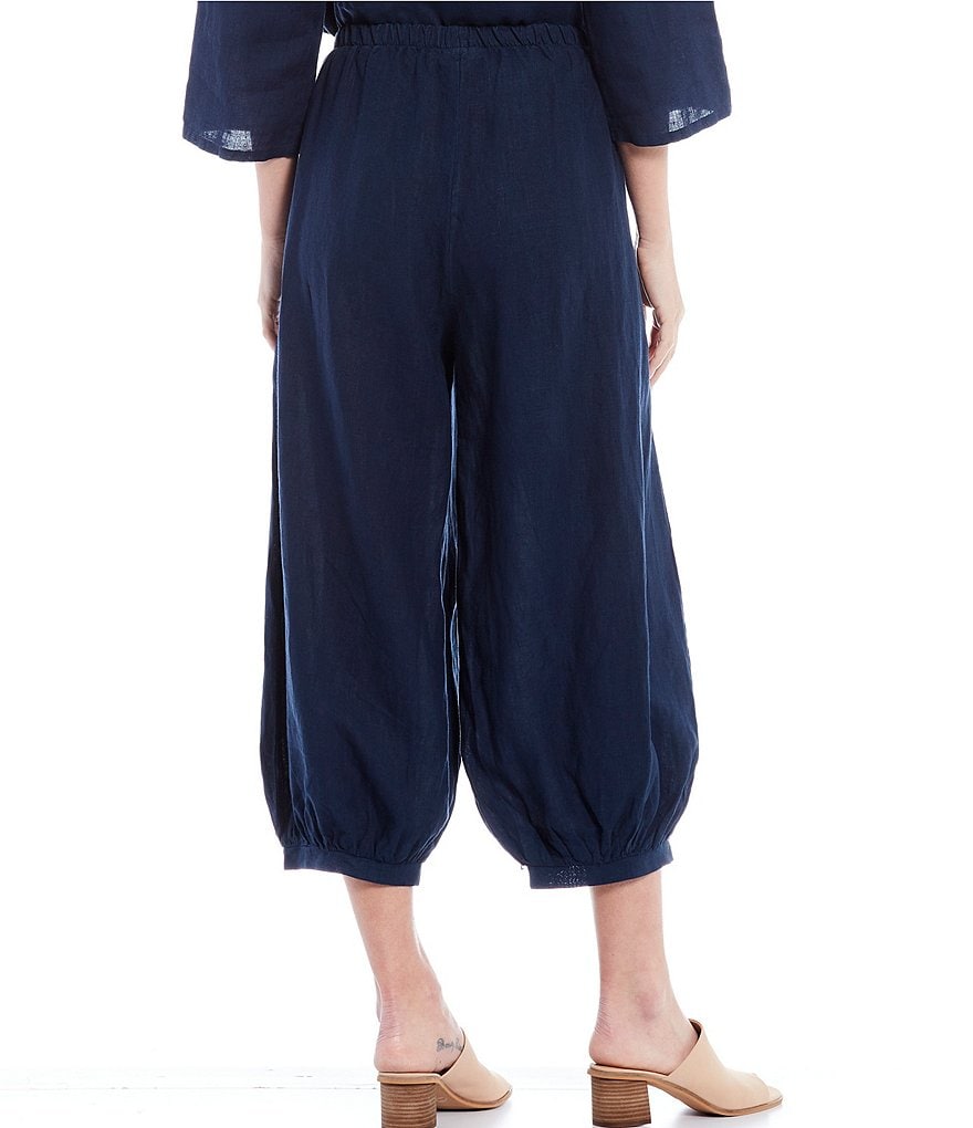 Bryn Walker Campa Light Linen Balloon Leg Coordinating Pull-On Pants
