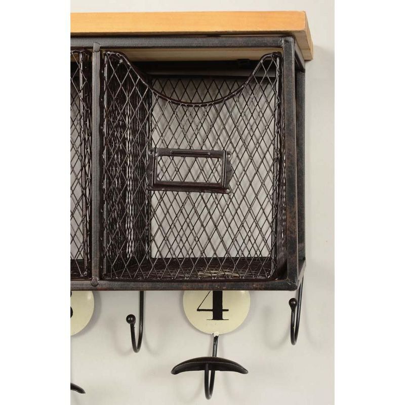 Linon Four Basket Wall Organizer