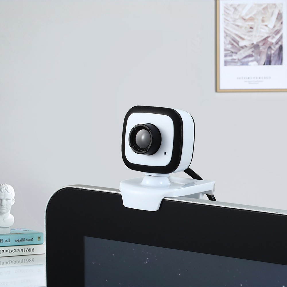 Webcam 480P 5MP PC 30fps HD Web USB Camera High-Definition Cam Video Call with Microphone USB Plug & Play for Laptop Desktop Computer