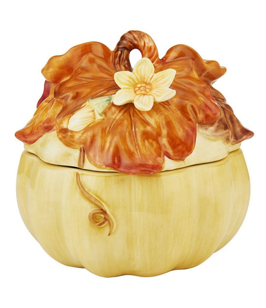 Fitz and Floyd Harvest Lidded Soup Bowl
