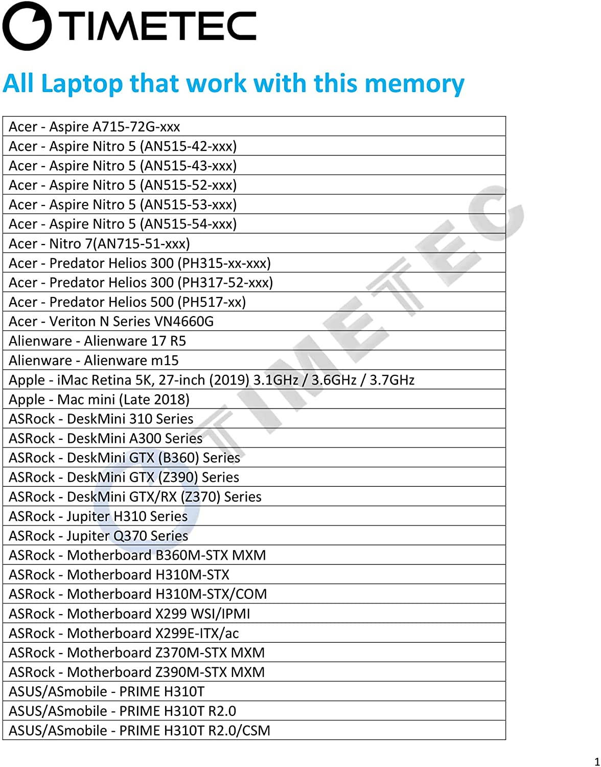 Timetec Hynix IC 16GB DDR4 2400MHz PC4-19200 Non ECC Unbuffered 1.2V CL17 2Rx8 Dual Rank 260 Pin SODIMM Laptop Notebook Computer Memory Ram Module Upgrade S Series (16GB)