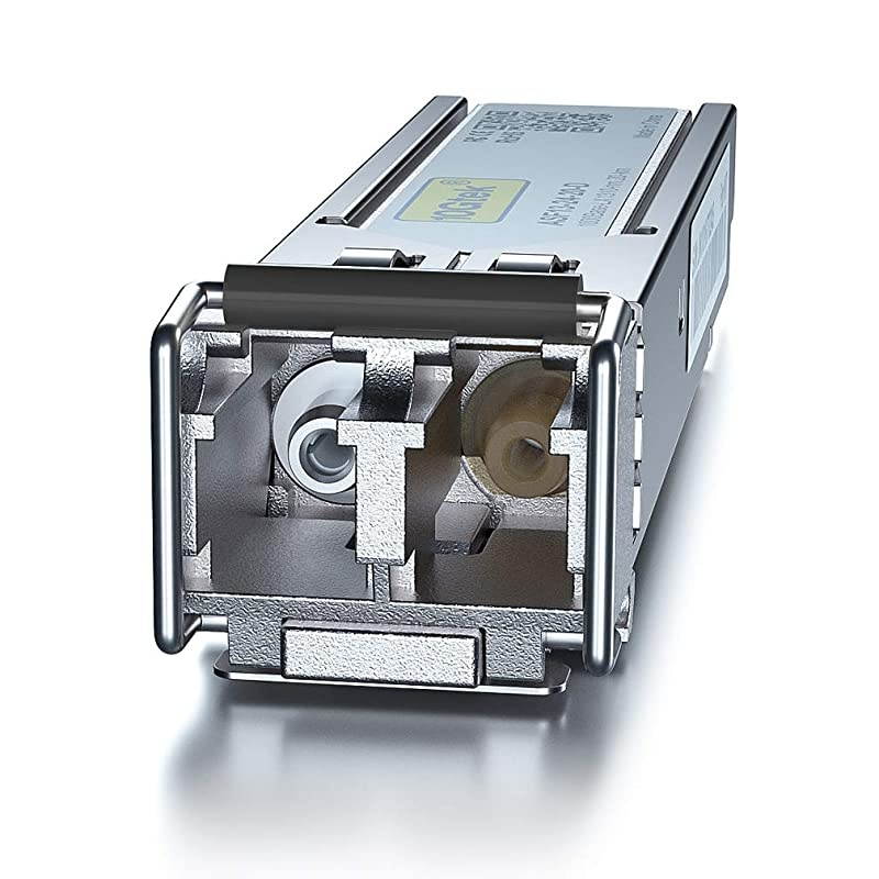 SFP 1000Base-SX, 850nm MMF, up to 550 Meters, for Cisco GLC-SX-MMD/GLC-SX-MM/SFP-GE-S, Meraki MA-SFP-1GB-SX, Ubiquiti UF-MM-1G, Mikrotik S-85DLC05D, D-Link, Supermicro, Netgear and More.