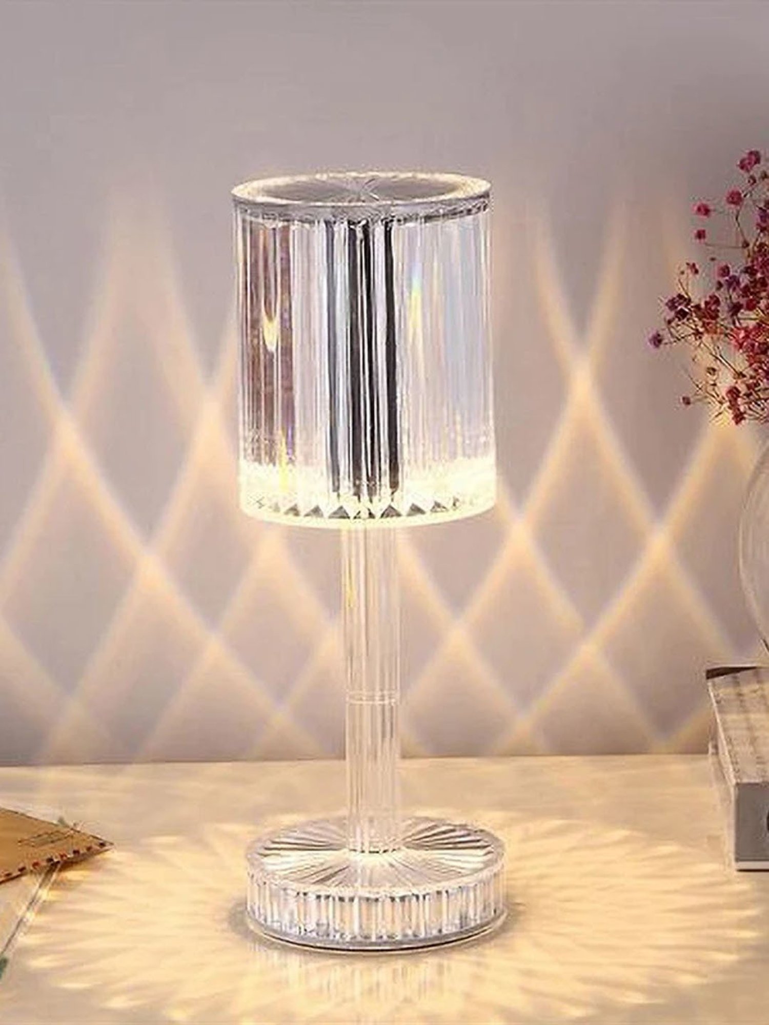 The Artment Transparent Glass Abstract Lamp