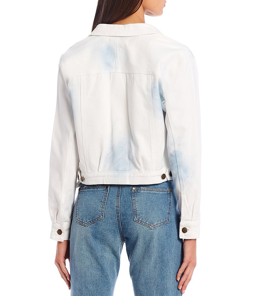 Sundown by Splendid Coordinating Joey Acid Wash Zip Front Hoodie