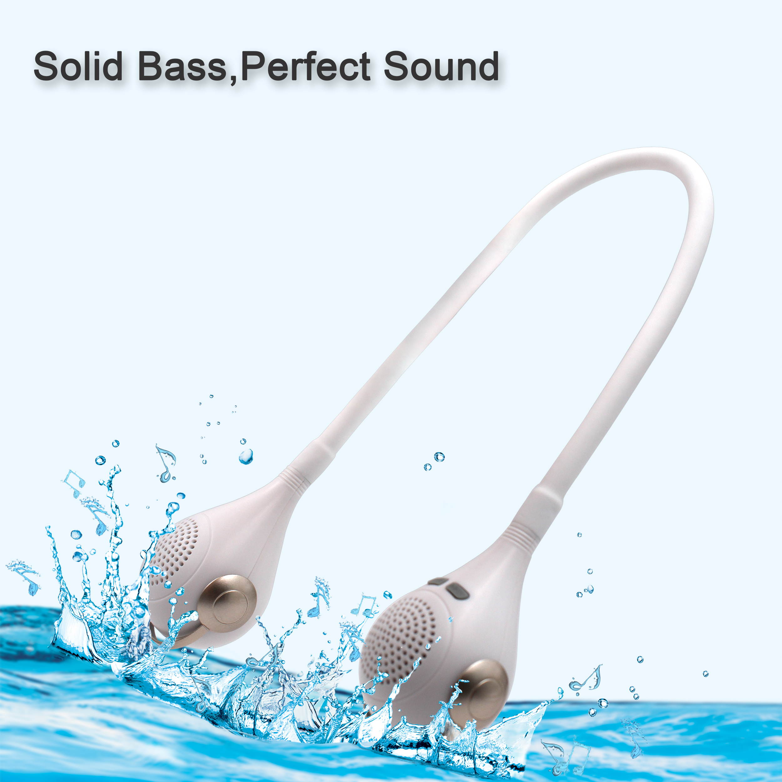 Music Elves Portable Wireless Bluetooth Speakers Hands Free Call Flexible Bendable Black