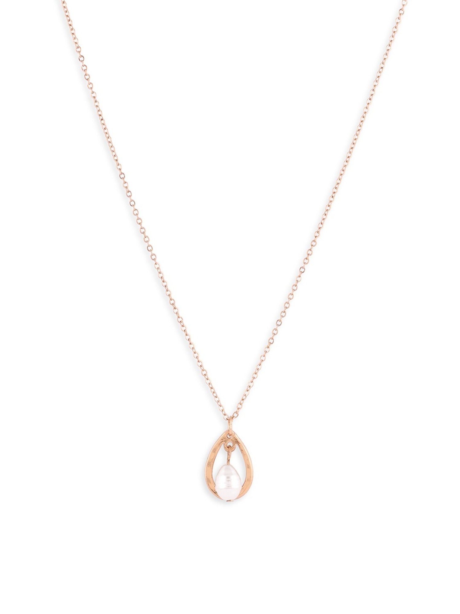 Zaveri Pearls Set of 2 Gold Tone Contemporary Chains -ZPFK15102