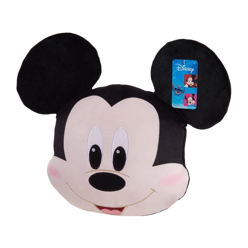 Mickey Mouse Character Head Plush