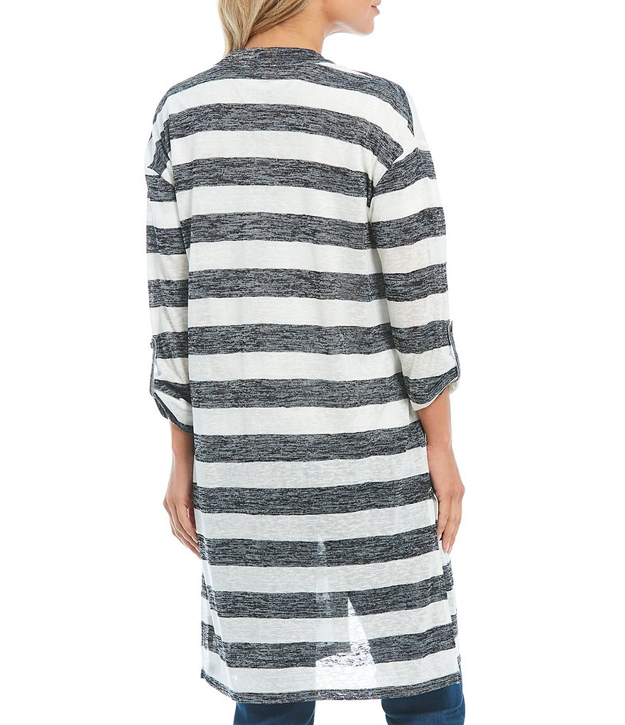 Westbound Two-Pocket 3/4 Roll Tab Sleeve Cardigan