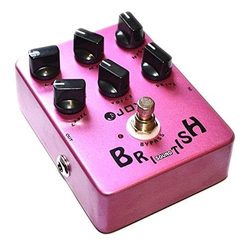 joyo jf16 british sound effects pedal with classic britrock era amp simulator and unique voice control