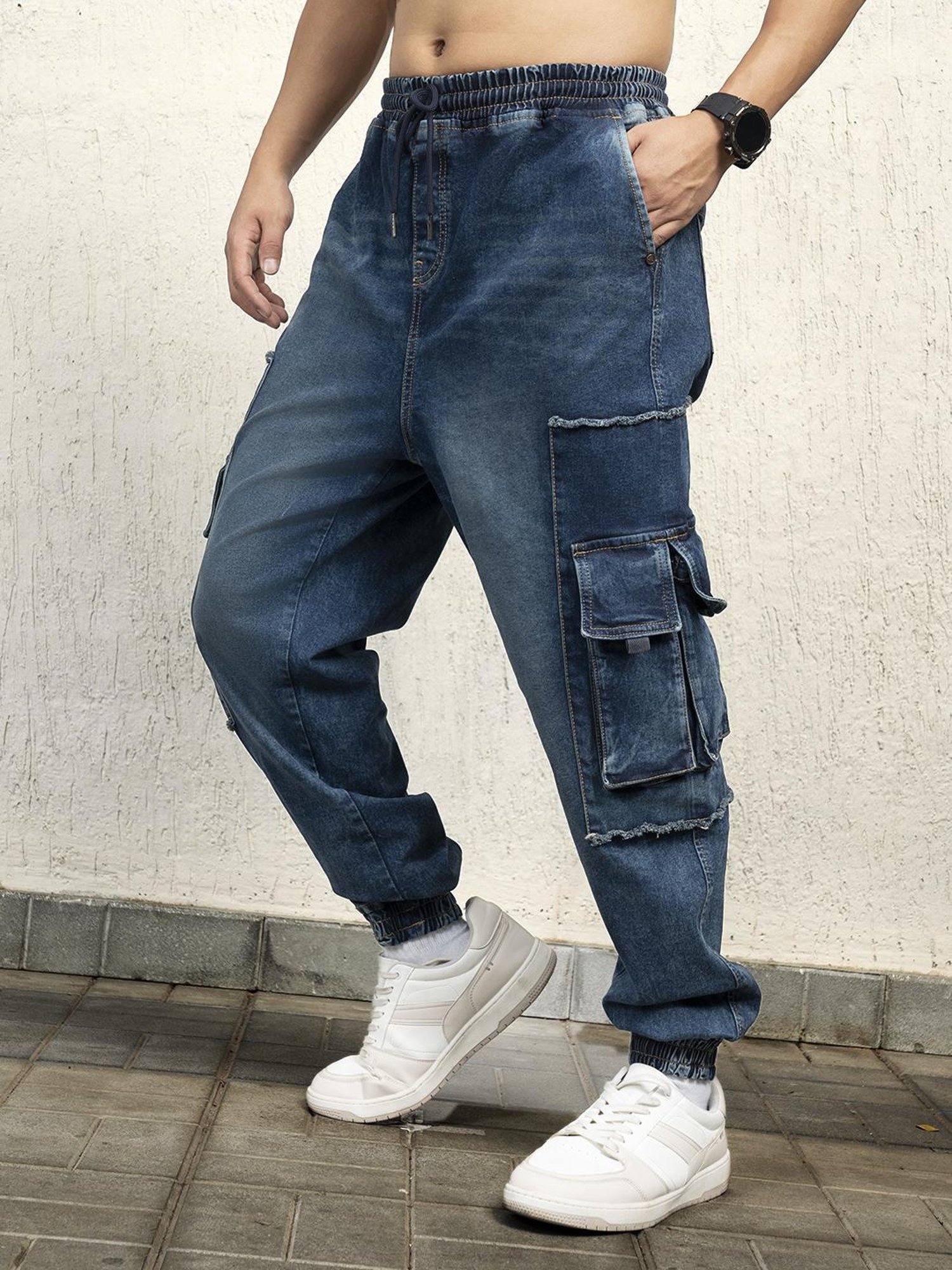 Hubberholme Men Cotton Long Sleeves Oversized Checked Double Pocket Shirt 141