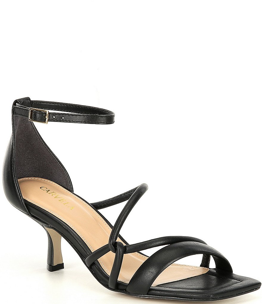 Carvela Getout Leather Ankle Strap Dress Sandals