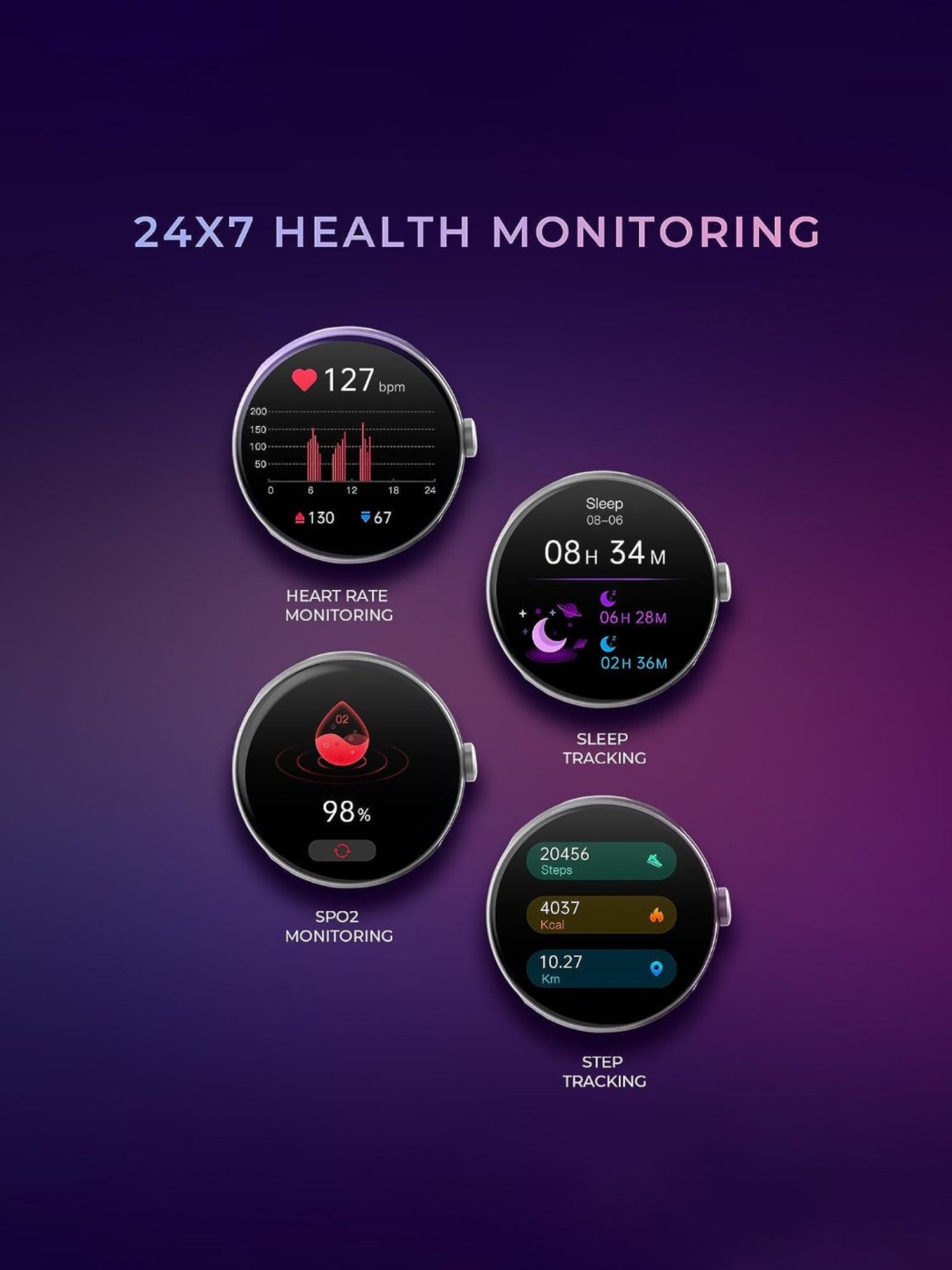 beatXP Flare Pro Bluetooth Calling Smartwatch with 1.39 inch HD Display & IP68 (Champagne Gold)