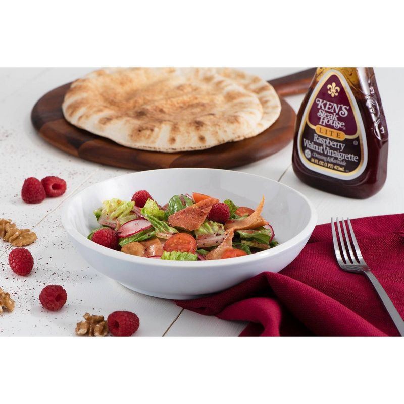 Ken's Steakhouse Lite Raspberry Walnut Vinaigrette Dressing 16fl oz