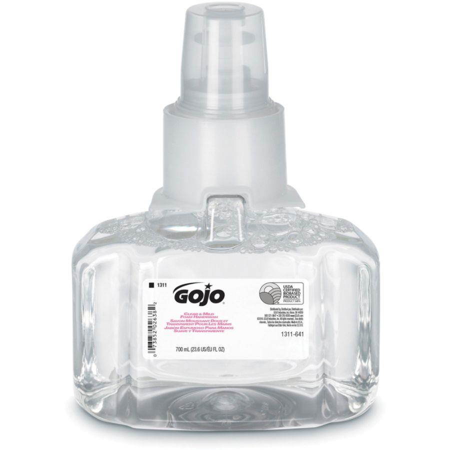 GOJO 131103 Clear and Mild Foam Handwash, 700mL Refill, 1 Each