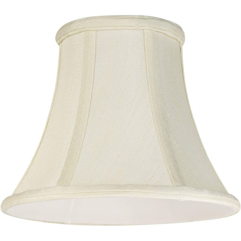Imperial Shade Creme Small Bell Lamp Shade 4.5" Top x 8.5" Bottom x 6.75" Slant x 7" High (Clip-On) Replacement