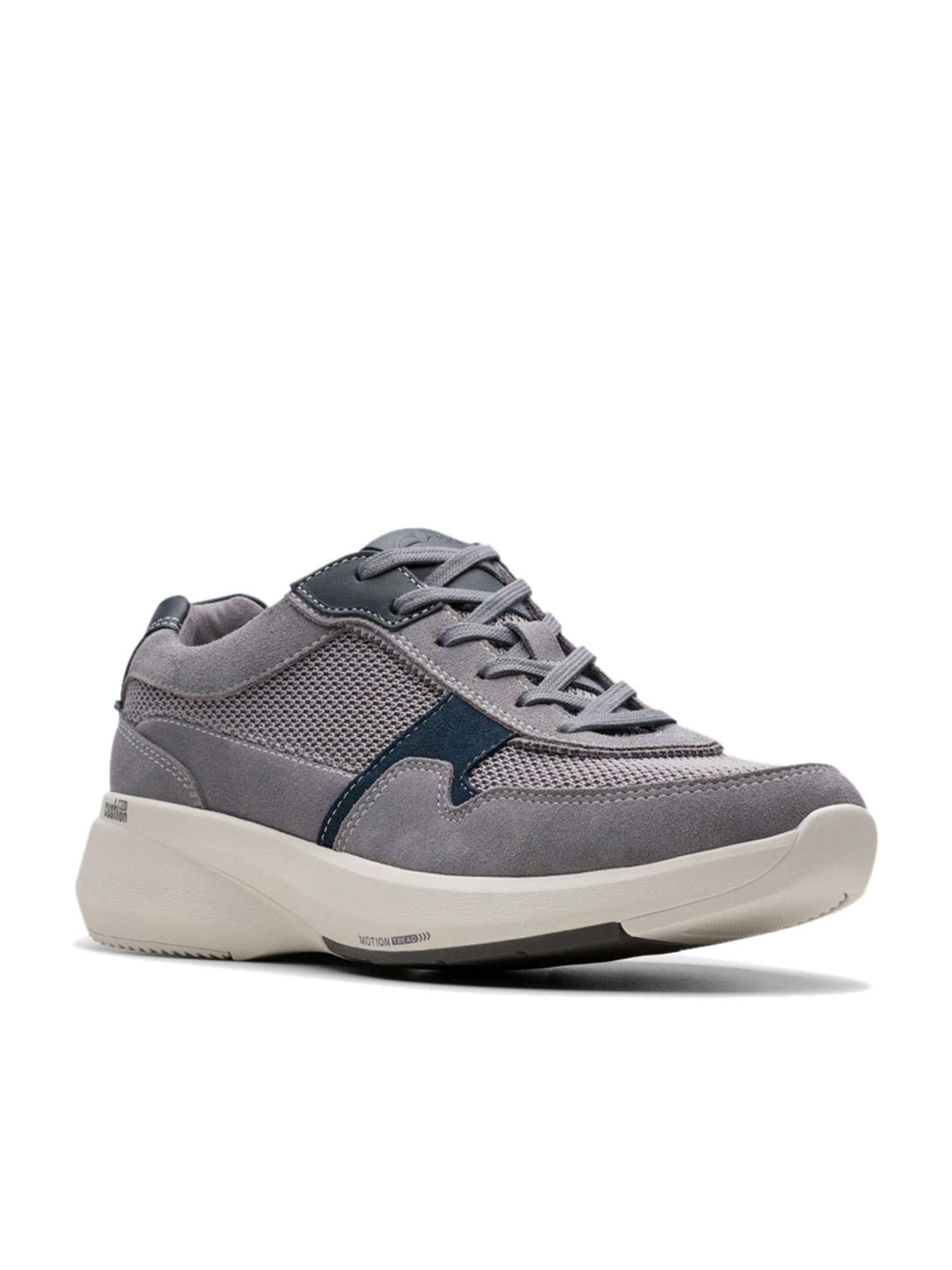 Clarks Men's Lehman Race Grey Running Shoes