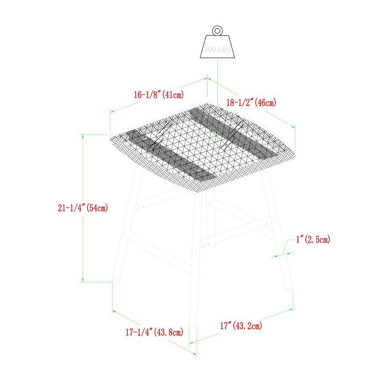 Rattan Scoop Transitional Outdoor Clear Glass Side Table - Tan - Saracina Home