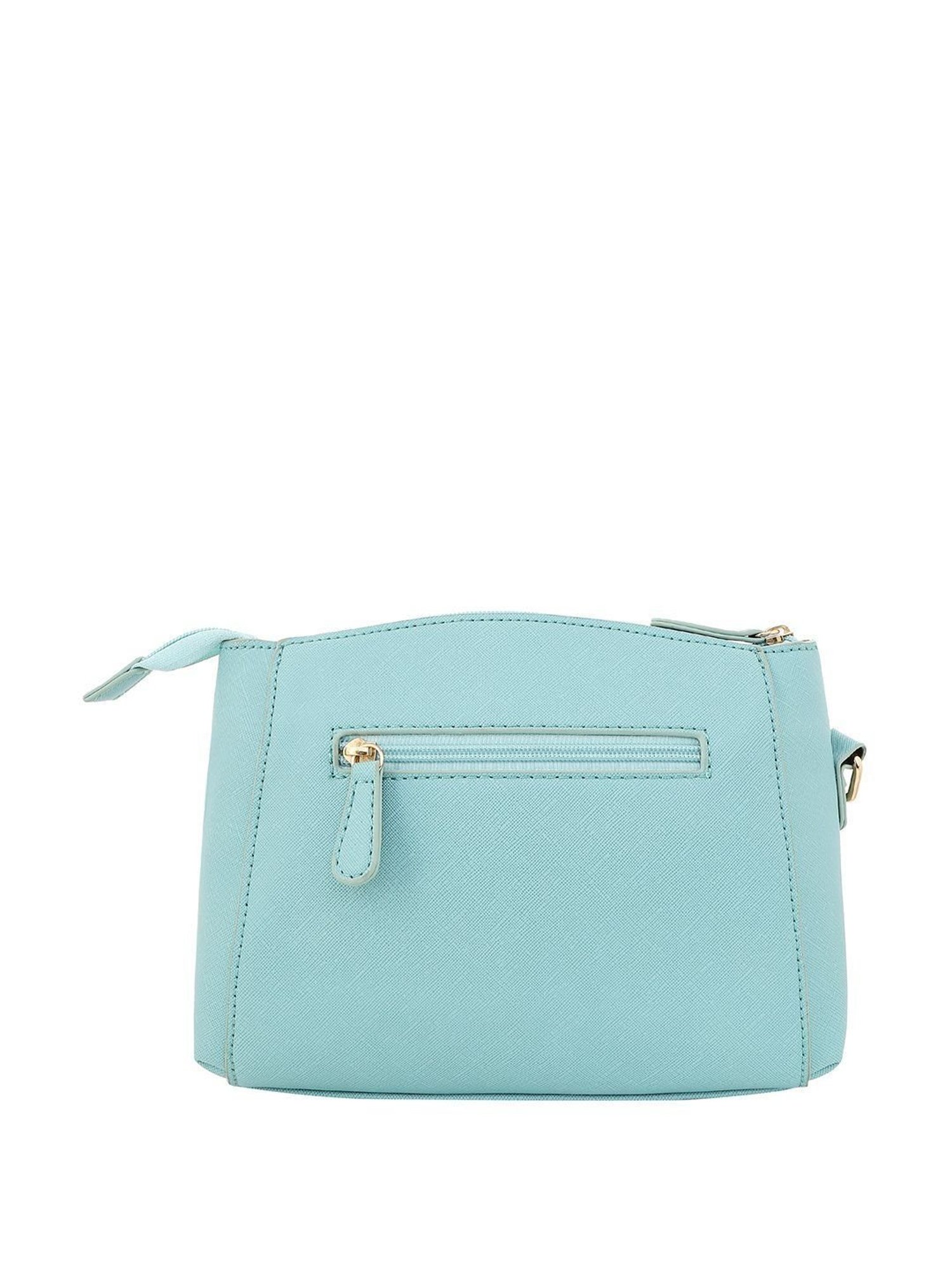 Lavie Denali Mint Blue Solid Sling Handbag