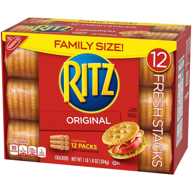Ritz Original Crackers - Fresh Stacks, Family Size - 17.8oz