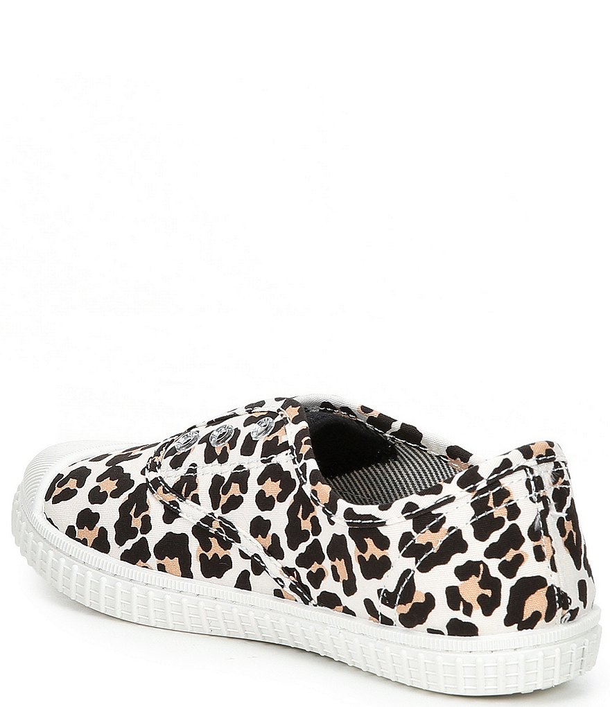 Copper Key Adventure Wear Girl's Budeee-A Washable Eyelet Leopard Print Sneakers (Toddler)