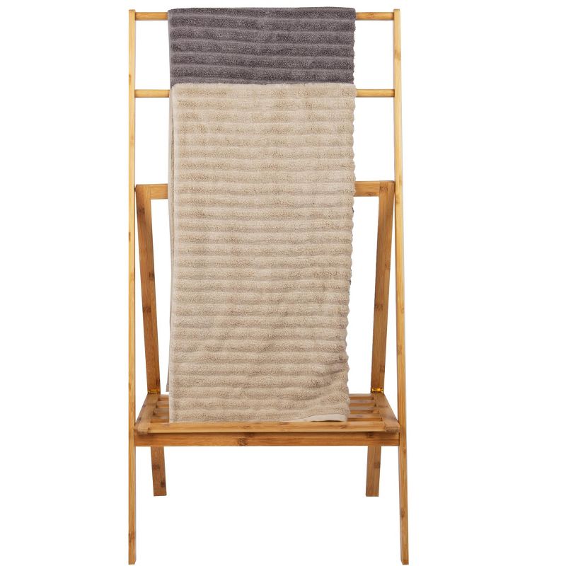 Sunbeam Bamboo and Stainless Steel  Foldable Drying Rack