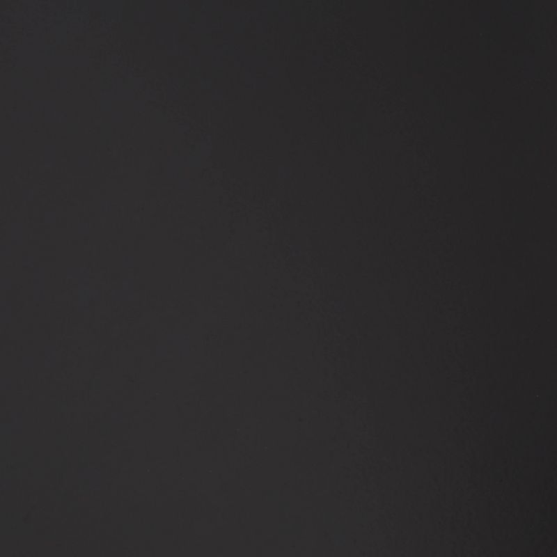 Trident Contemporary Floor Lamp with Metal and Linen Shade Black (Includes LED Light Bulb) - LumiSource