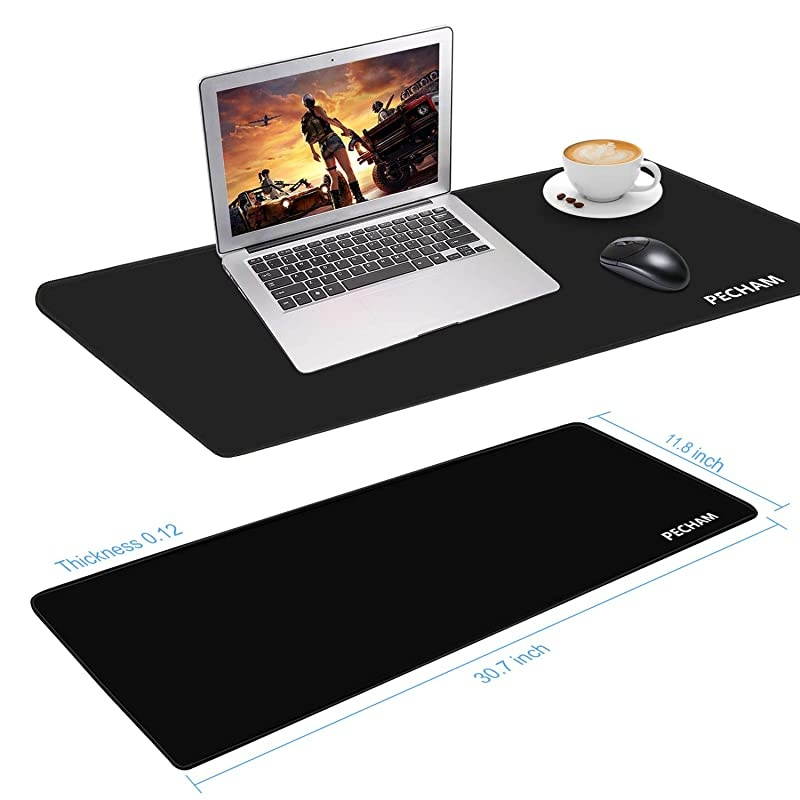 3mm Extended High Precise Large Gaming Mouse Pad XXL (30.71x11.81 inch) Non-Slip Water-Resistant Computer Mouse Mat, Desk Pads