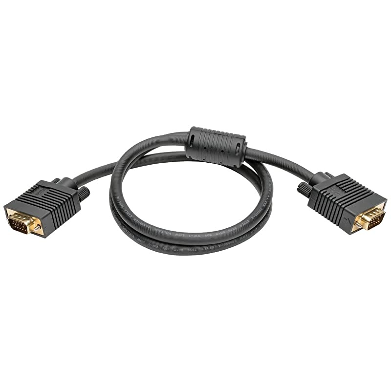 P502003 3ft VGA Monitor Cable High Resolution with RGB Coax HD15 MM 3 P502003