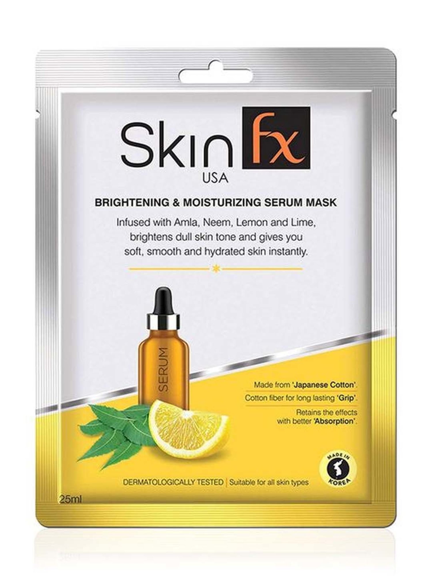 Skin Fx Brightening & Moisturizing Serum Mask Combo - Pack of 6
