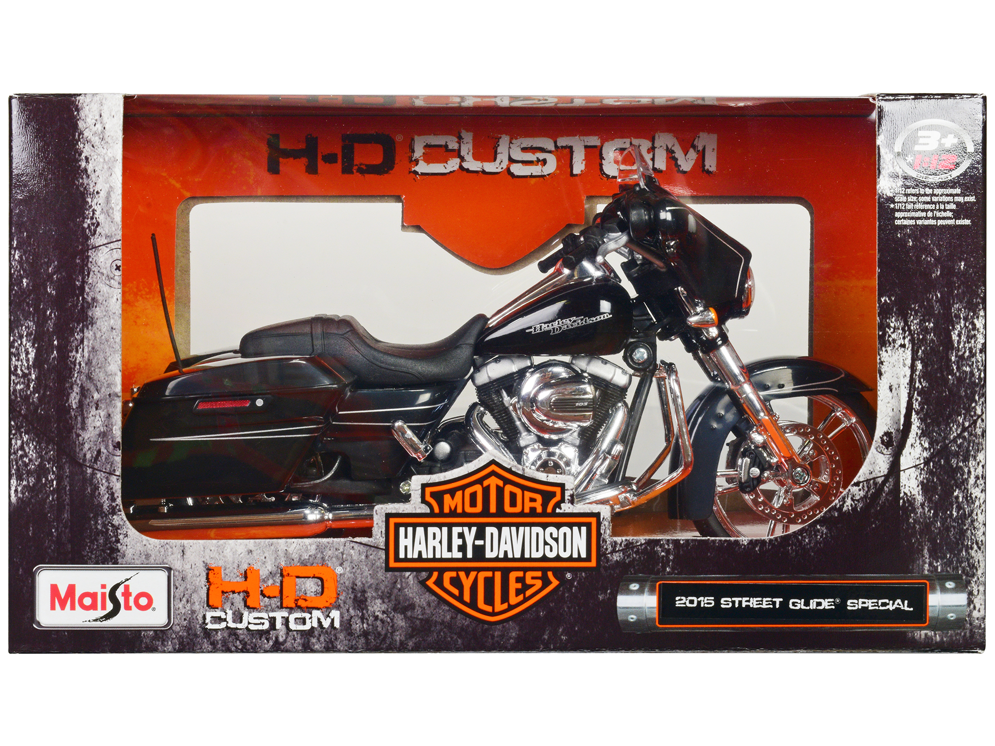2015 Harley Davidson Street 750 Motorcycle Model 1/12 by Maisto