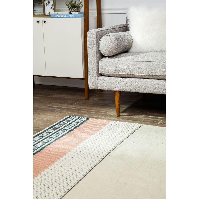 5'X7' Shapes Woven Area Rug - Anji Mountain