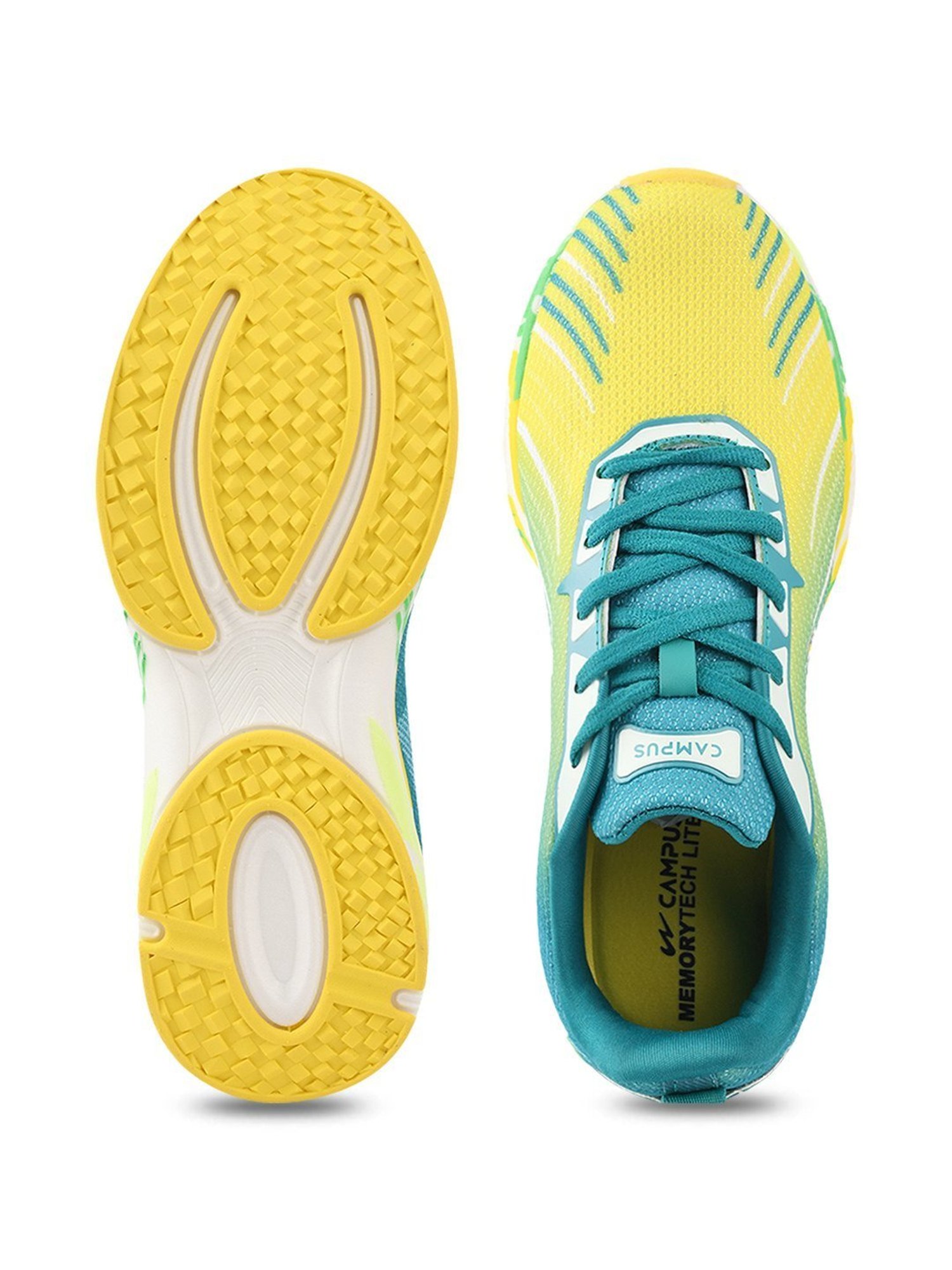Campus Women's CAMP STREAK Yellow Running Shoes