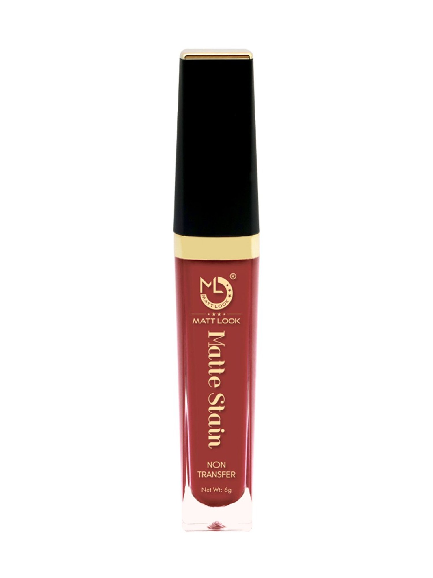 Matt Look Matte Stain Non Transfer Liquid Lipstick 23 Brownie Point - 6 gm