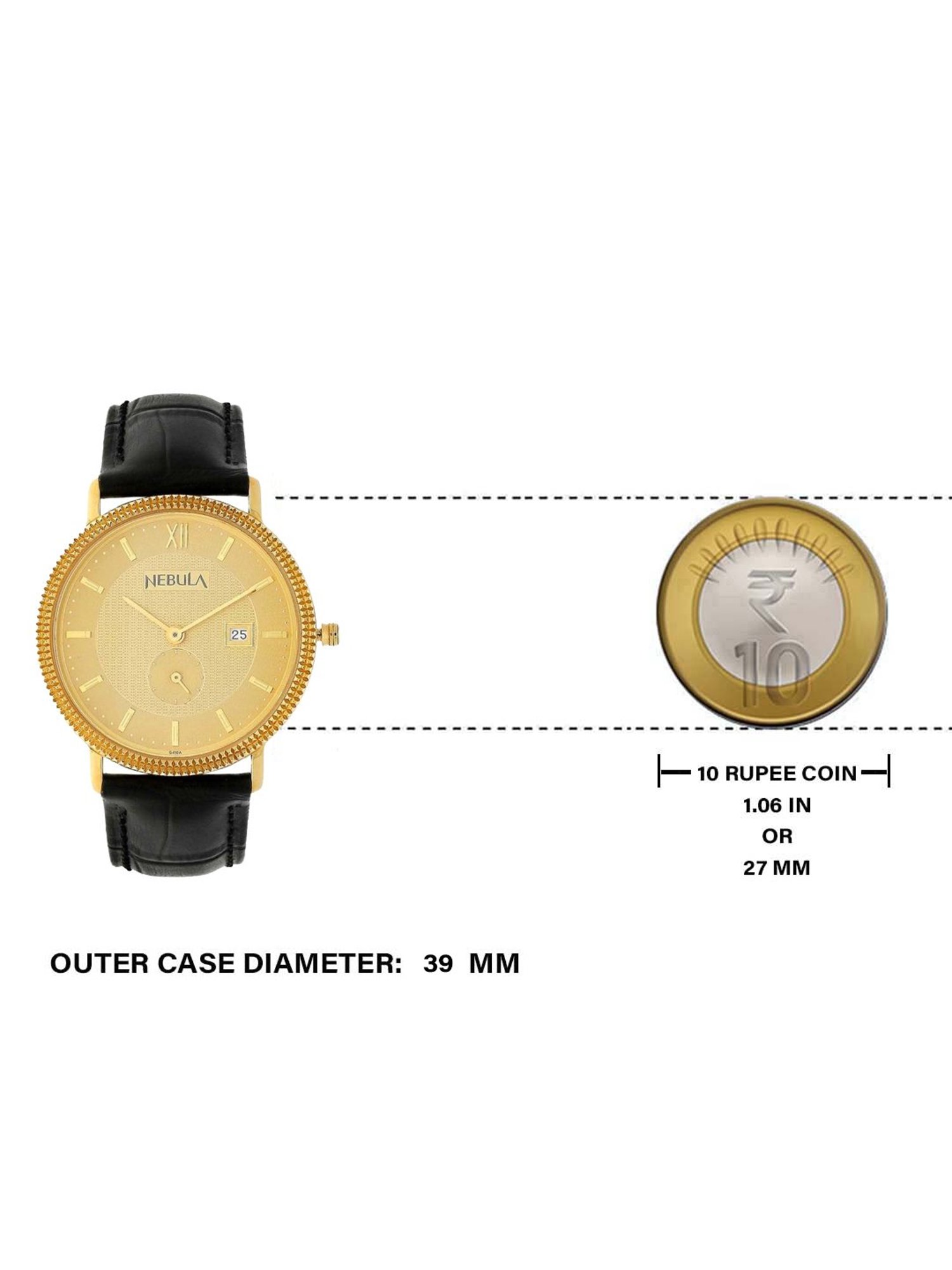 Nebula NN620DL03 18 Karat Solid Gold Watch for Men