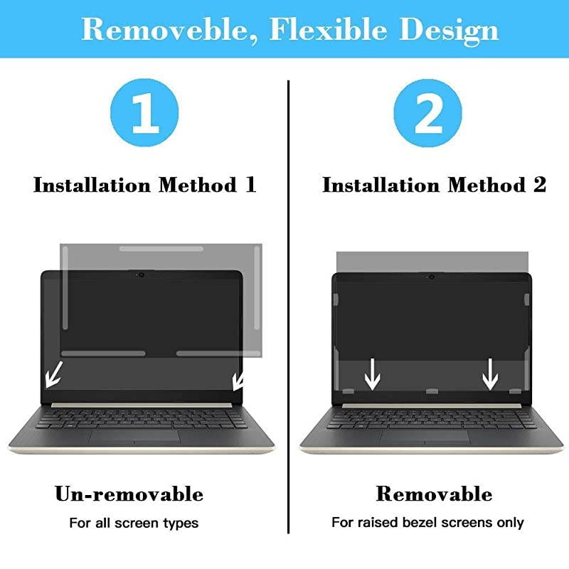 133 Inch Laptop Privacy Screen Fliter Anti Glare Screen Protector Compatible with 133 HPDELLAsusAcerSonySamsungLenovoToshiba Display 169 Filter Size 116 Width x 65 Height