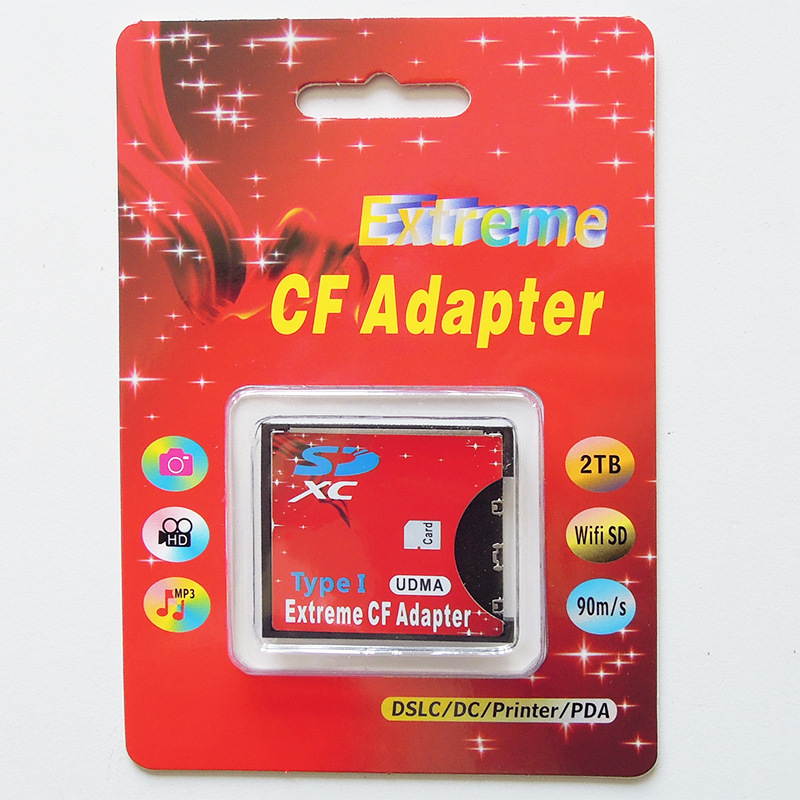 SD Card to CF Card Reader adapter,SD Memory card to CF Memory card adapter reader support 512GB