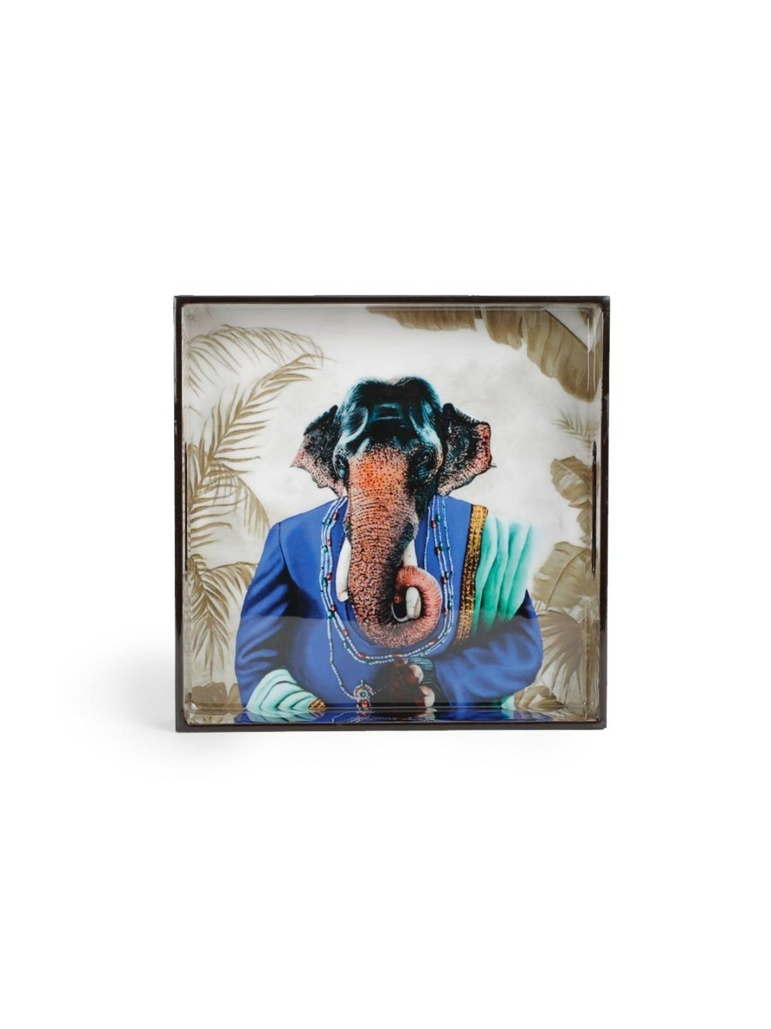 Episode Silver Plated Leaf Dish Tray - Large