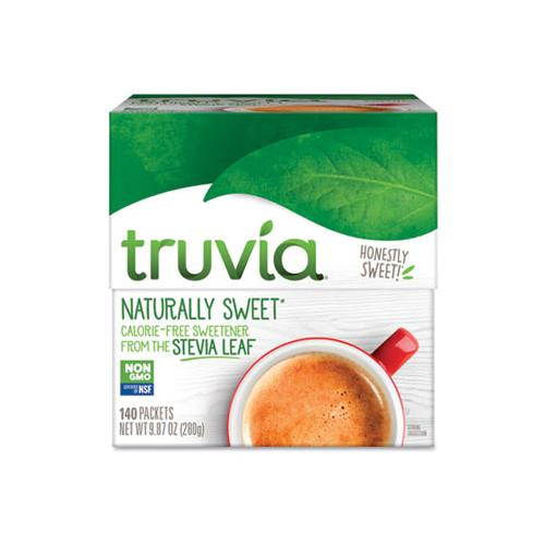 Truvia BBD02054 Naturally Sweet Calorie Free Sweetener, 140 Packets, 9.87 oz. (280 g)