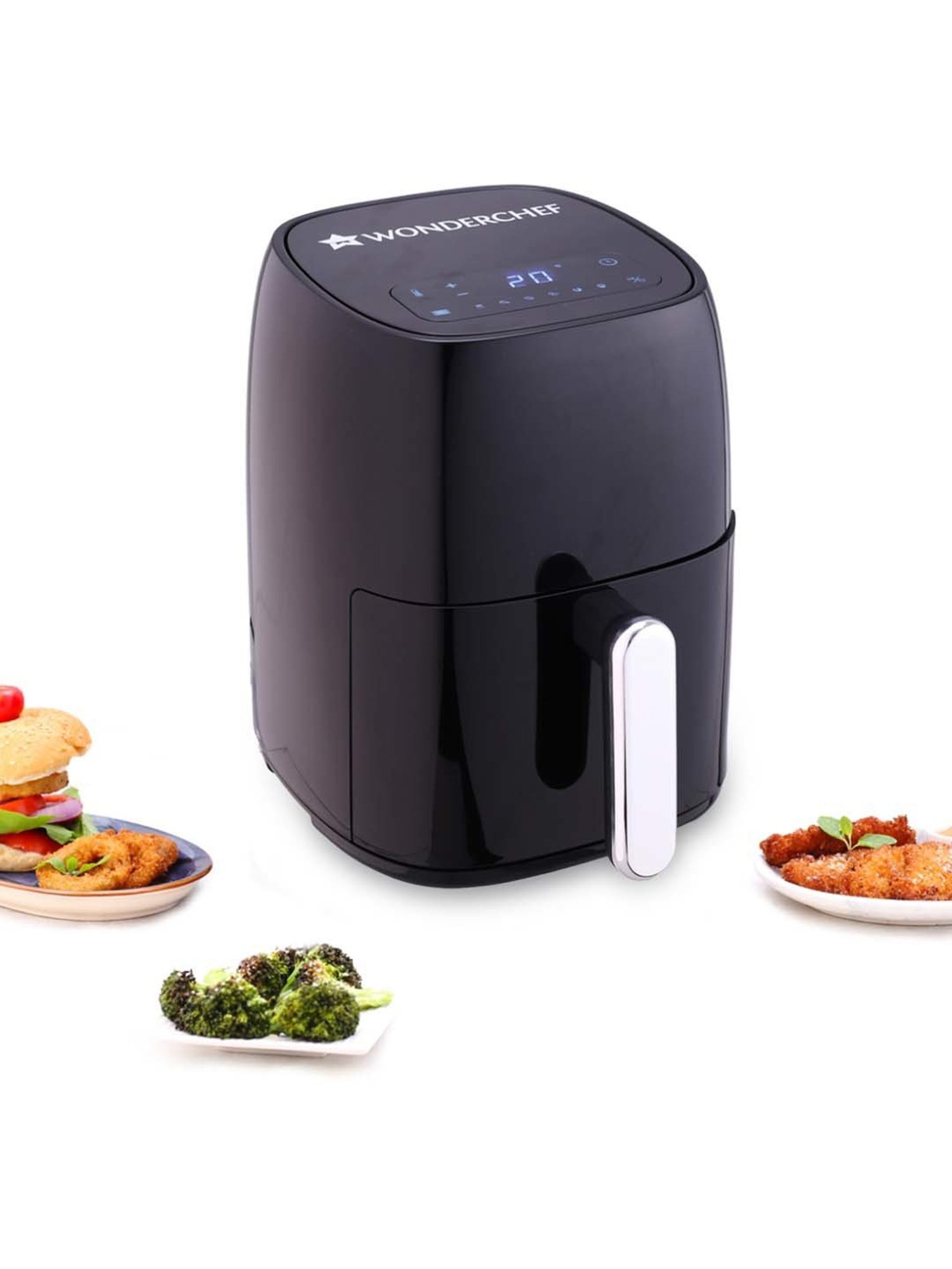 Prestige Nutrifry Black Plastic Electric Digital Touch Airfryer 4.5L