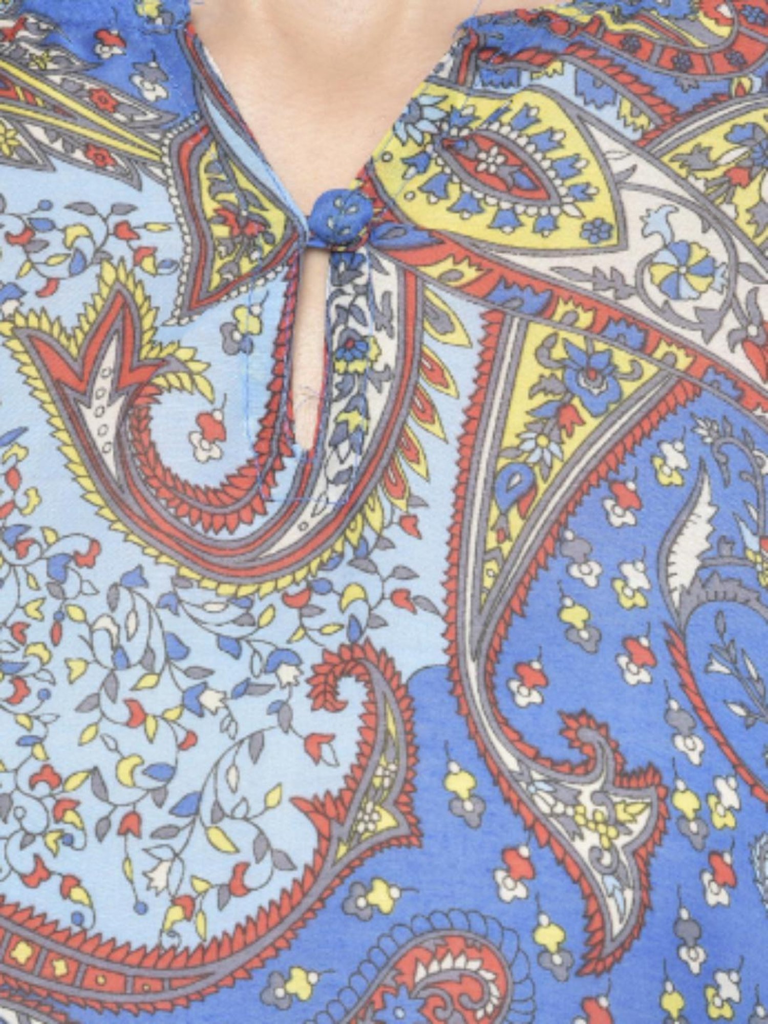 Aditi Wasan Blue Printed Kurti