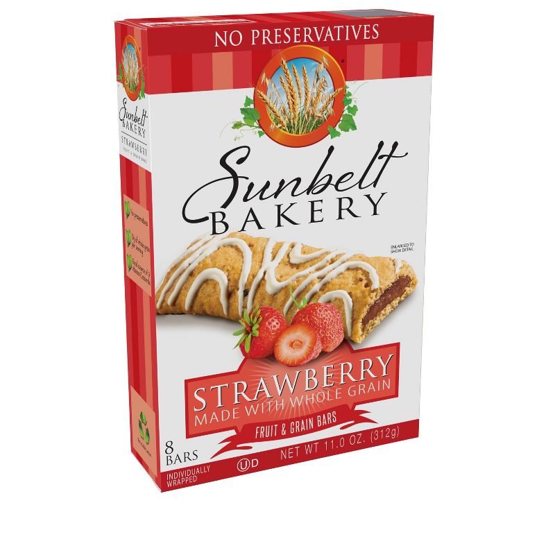 Sunbelt Bakery Strawberry Fruit & Grain Bars - 8ct/11oz