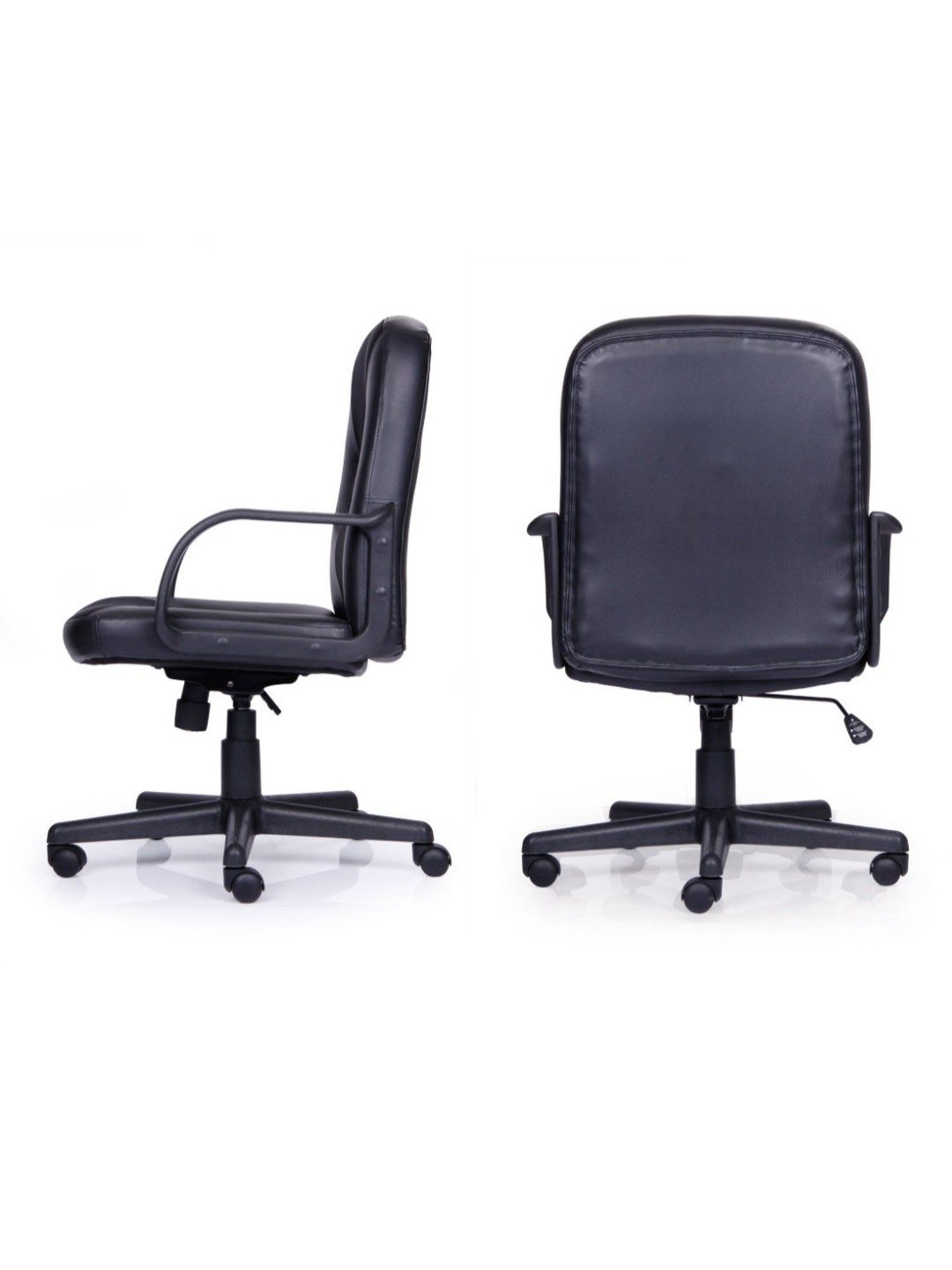 Durian Bliss Black Premium Leatherette Workspace Chair